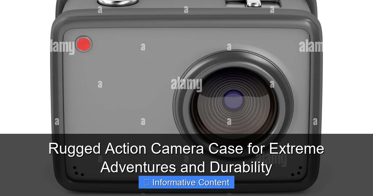 Rugged Action Camera Case for Extreme Adventures and Durability