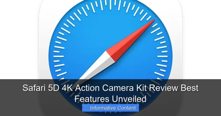 Safari 5D 4K Action Camera Kit Review Best Features Unveiled