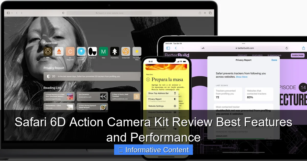 Safari 6D Action Camera Kit Review Best Features and Performance