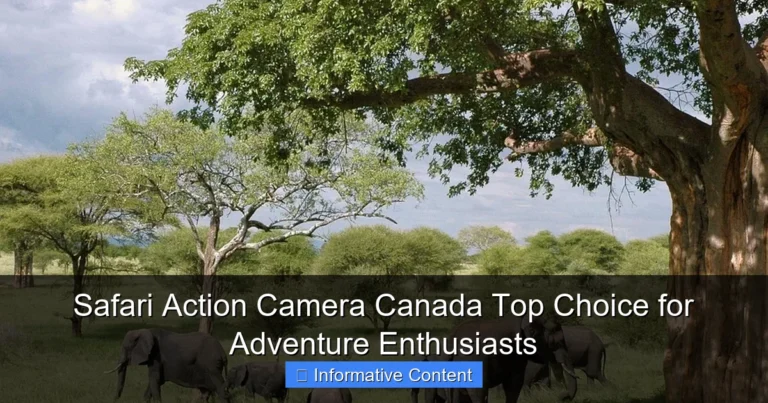 Safari Action Camera Canada Top Choice for Adventure Enthusiasts