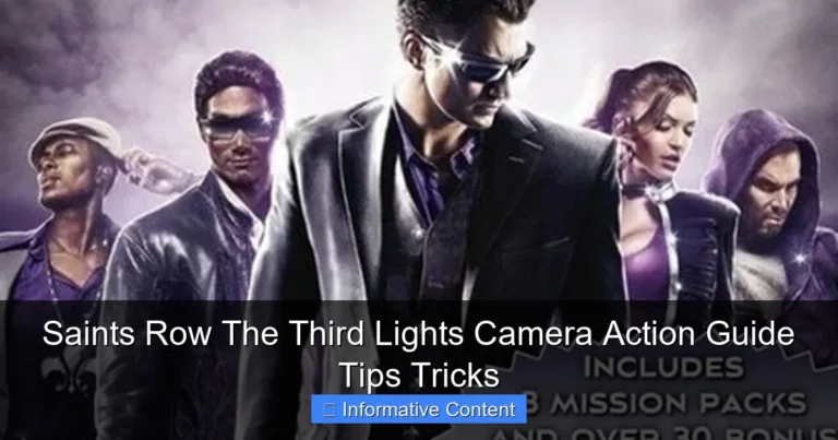 Saints Row The Third Lights Camera Action Guide Tips Tricks