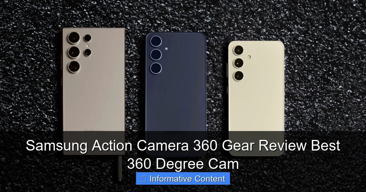 Samsung Action Camera 360 Gear Review Best 360 Degree Cam