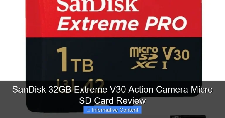 SanDisk 32GB Extreme V30 Action Camera Micro SD Card Review