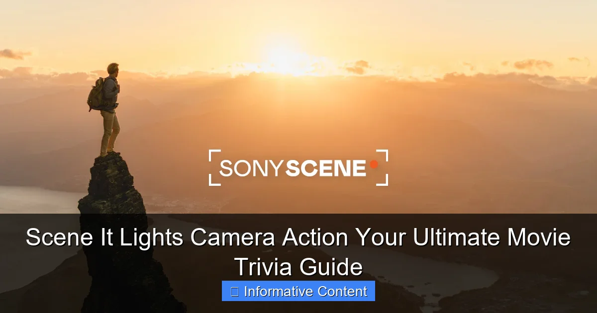 Scene It Lights Camera Action Your Ultimate Movie Trivia Guide