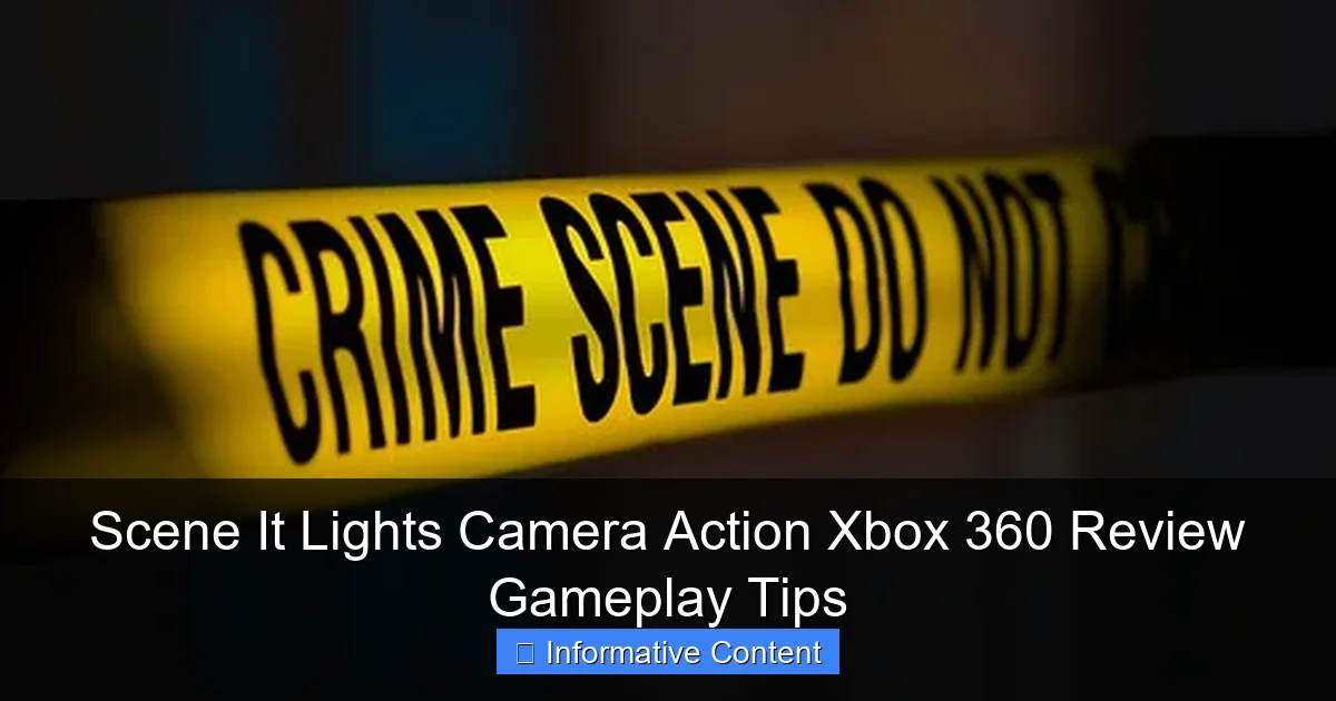 Scene It Lights Camera Action Xbox 360 Review Gameplay Tips