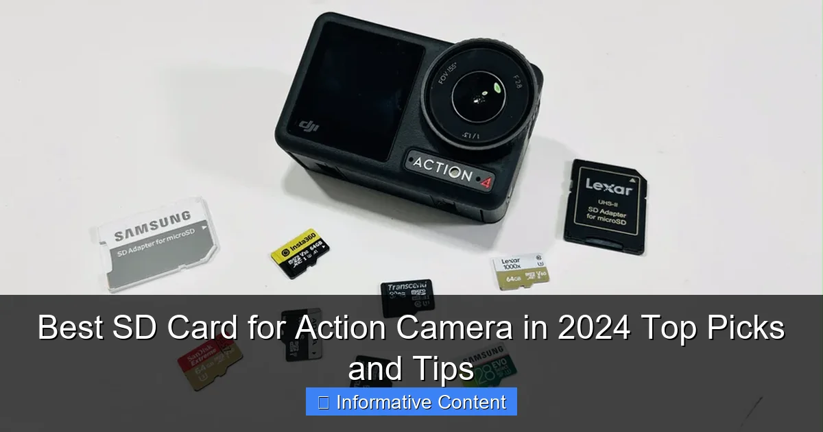 Best SD Card for Action Camera in 2024 Top Picks and Tips