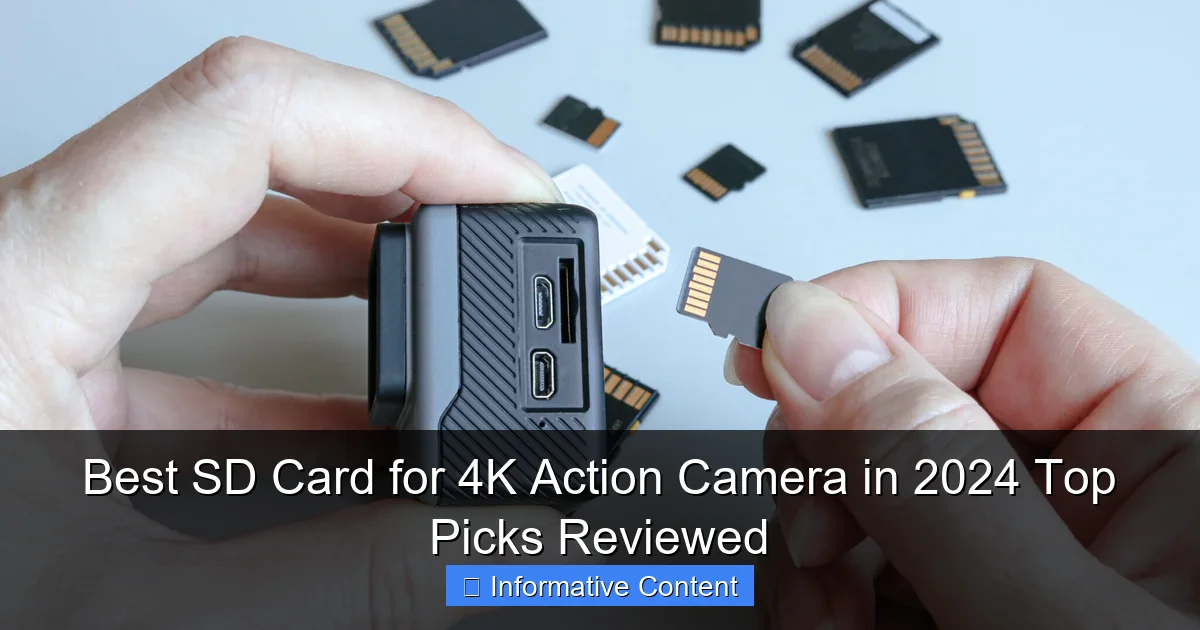 Best SD Card for 4K Action Camera in 2024 Top Picks Reviewed
