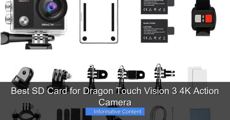 Best SD Card for Dragon Touch Vision 3 4K Action Camera