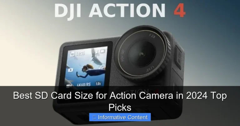 Best SD Card Size for Action Camera in 2024 Top Picks