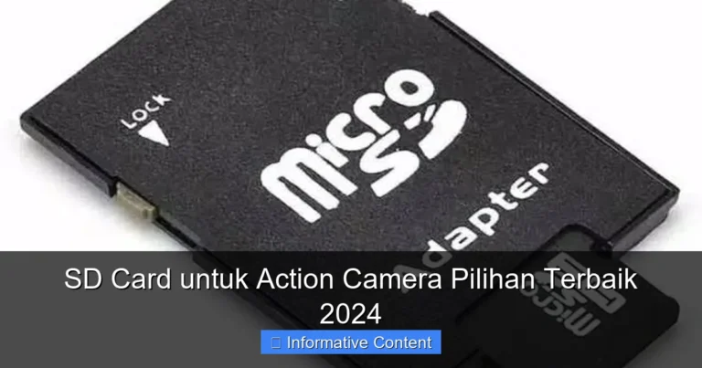 SD Card untuk Action Camera Pilihan Terbaik 2024