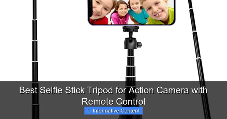 Best Selfie Stick Tripod for Action Camera with Remote Control