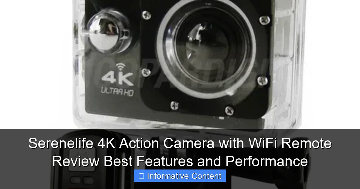 Serenelife 4K Action Camera with WiFi Remote Review Best Features and Performance