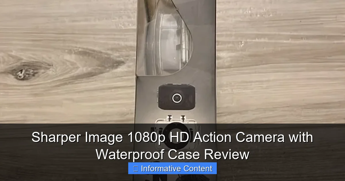 Sharper Image 1080p HD Action Camera with Waterproof Case Review