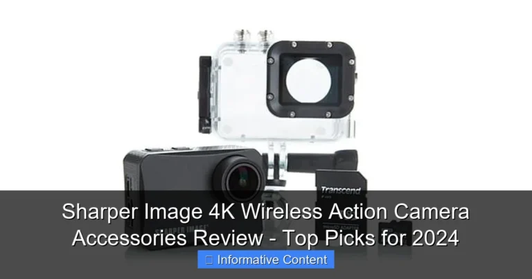 Sharper Image 4K Wireless Action Camera Accessories Review - Top Picks for 2024