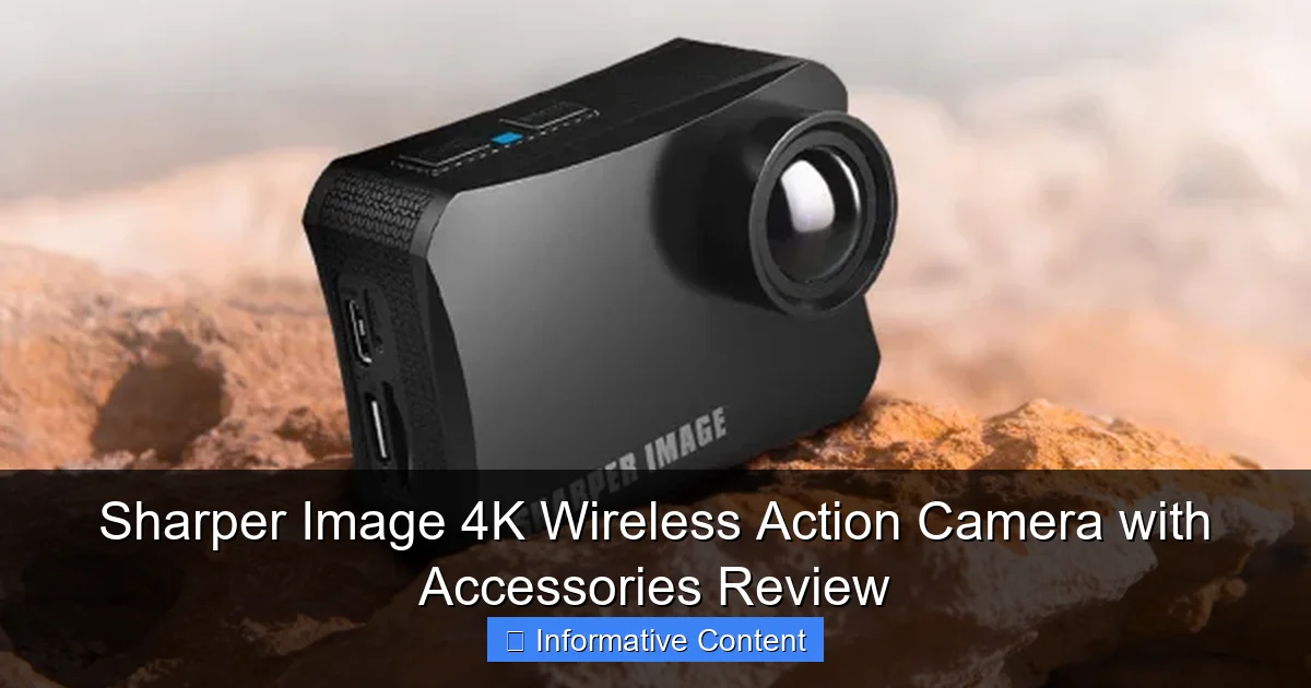 Sharper Image 4K Wireless Action Camera with Accessories Review