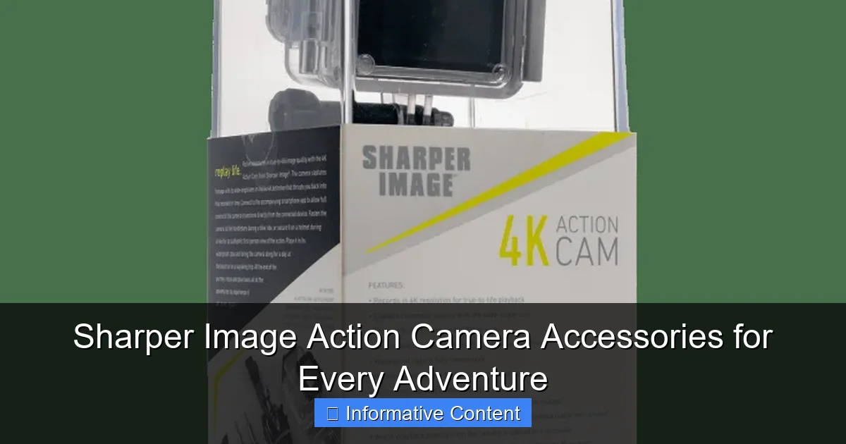 Sharper Image Action Camera Accessories for Every Adventure