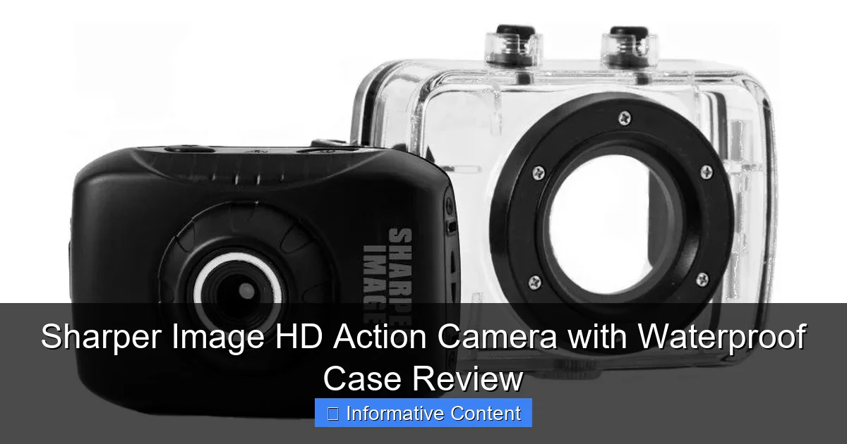 Sharper Image HD Action Camera with Waterproof Case Review