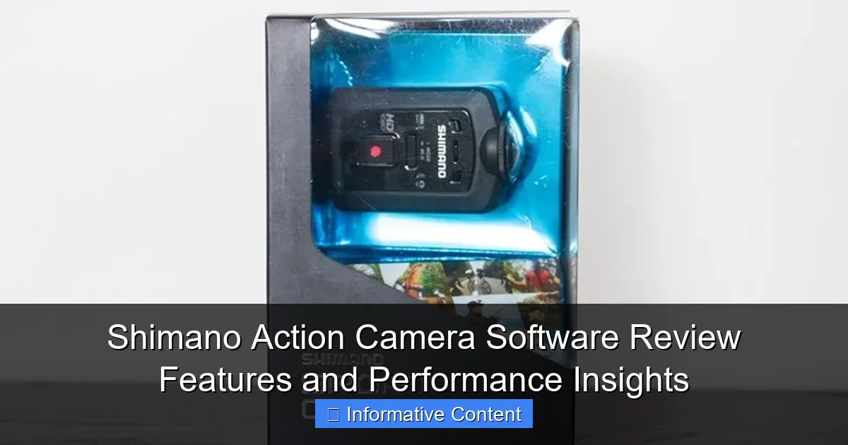 Shimano Action Camera Software Review Features and Performance Insights