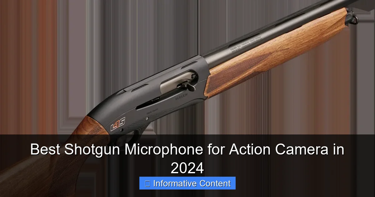 Best Shotgun Microphone for Action Camera in 2024