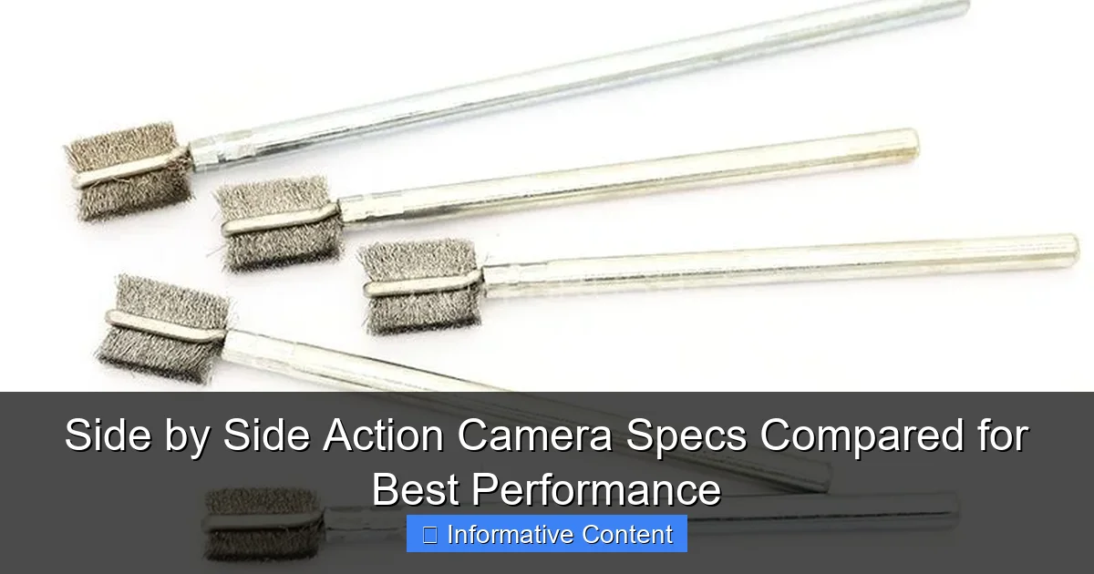 Side by Side Action Camera Specs Compared for Best Performance