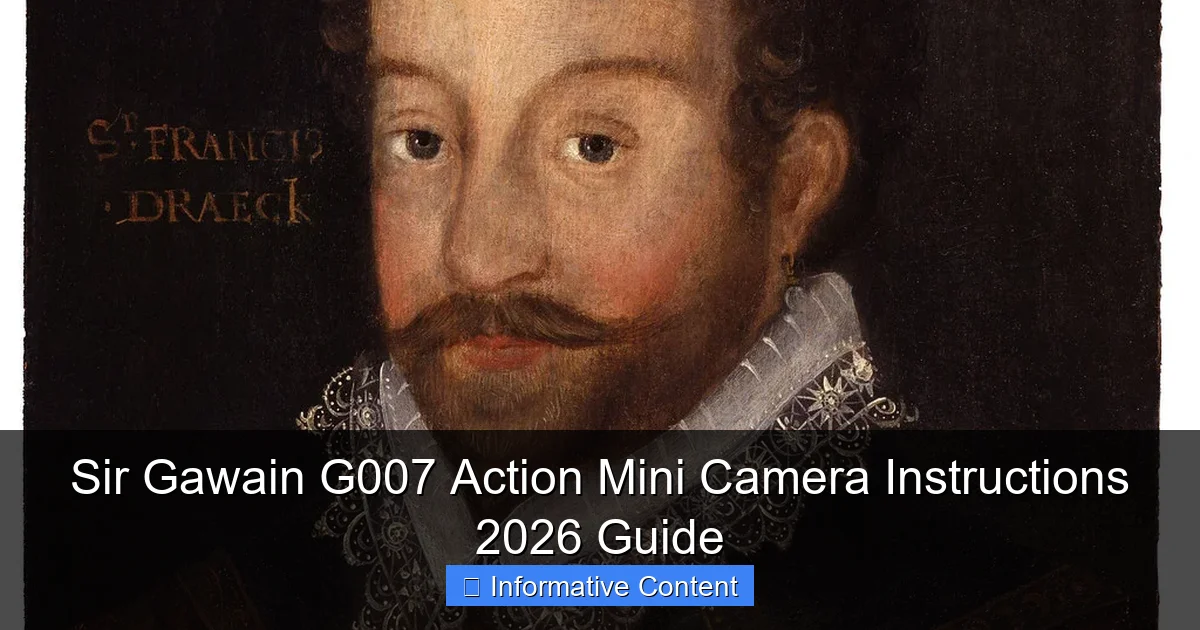Sir Gawain G007 Action Mini Camera Instructions 2026 Guide