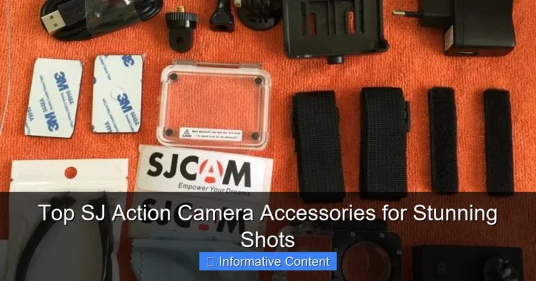 Top SJ Action Camera Accessories for Stunning Shots