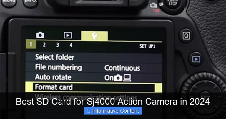 Best SD Card for Sj4000 Action Camera in 2024