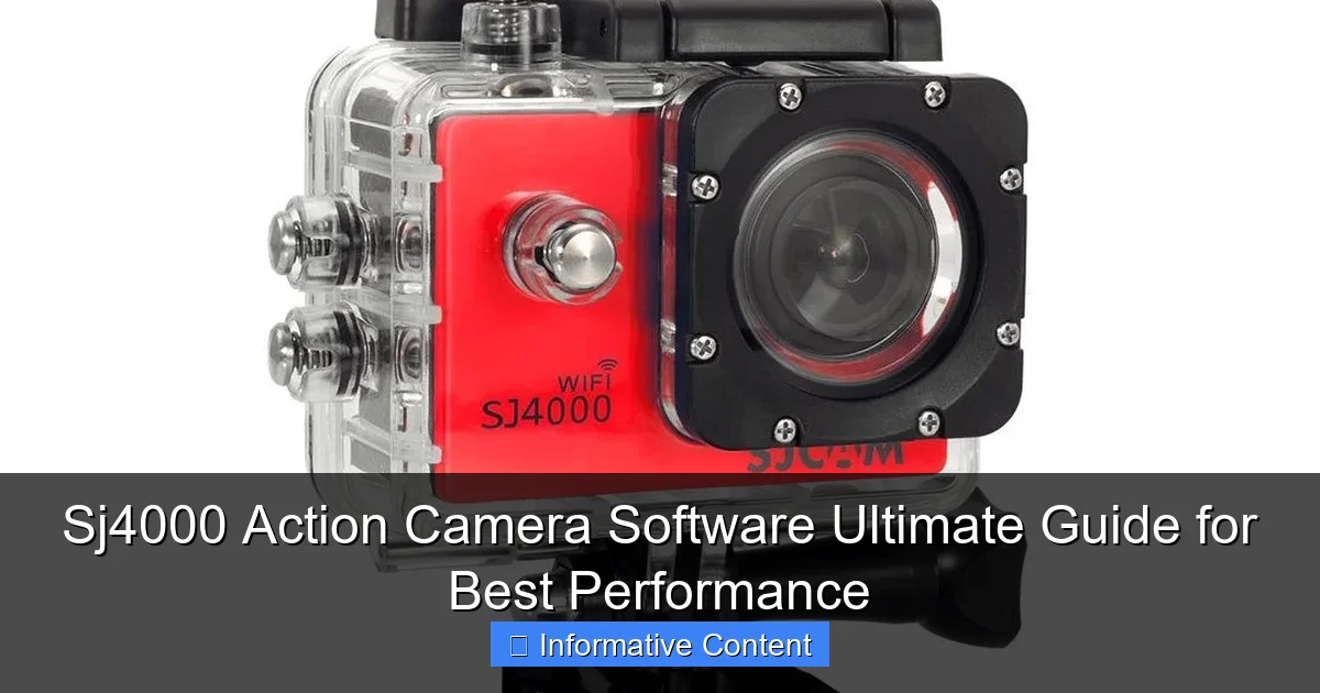 Sj4000 Action Camera Software Ultimate Guide for Best Performance