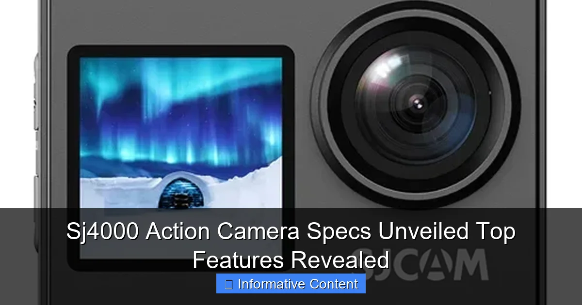 Sj4000 Action Camera Specs Unveiled Top Features Revealed