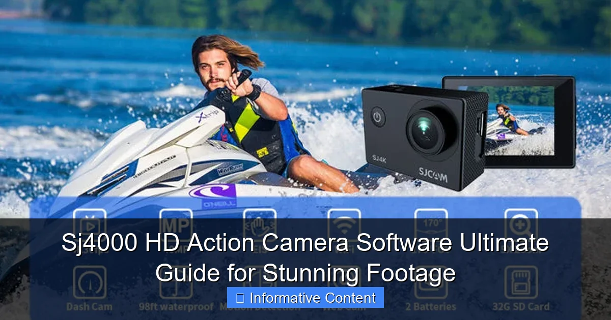 Sj4000 HD Action Camera Software Ultimate Guide for Stunning Footage