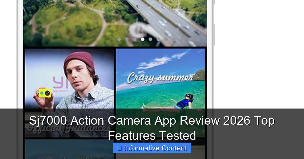 Sj7000 Action Camera App Review 2026 Top Features Tested