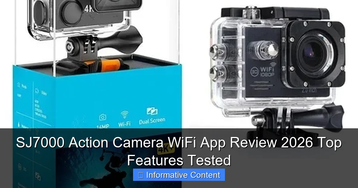 SJ7000 Action Camera WiFi App Review 2026 Top Features Tested