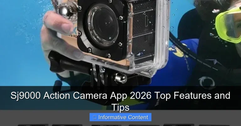 Sj9000 Action Camera App 2026 Top Features and Tips