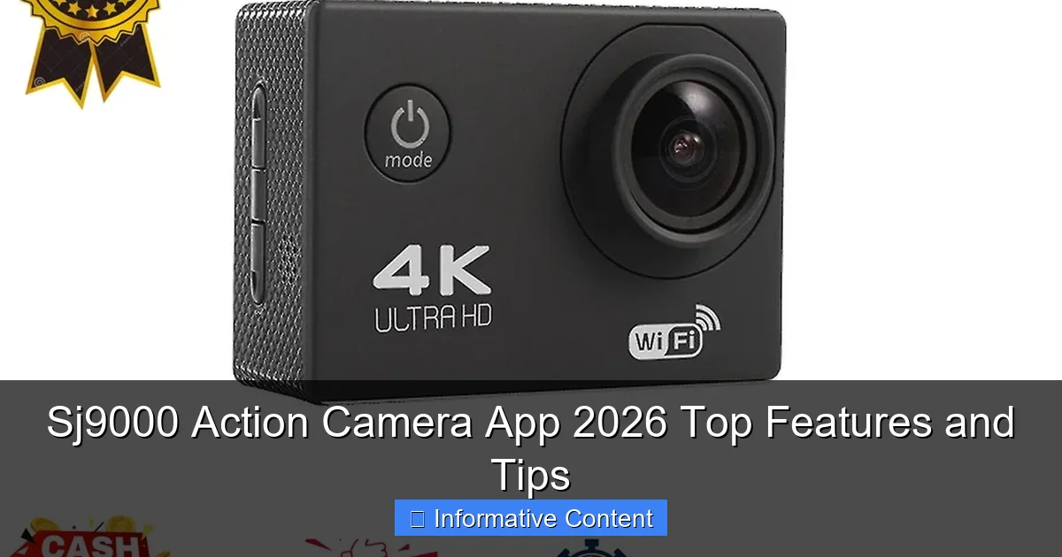 Sj9000 Action Camera App 2026 Top Features and Tips