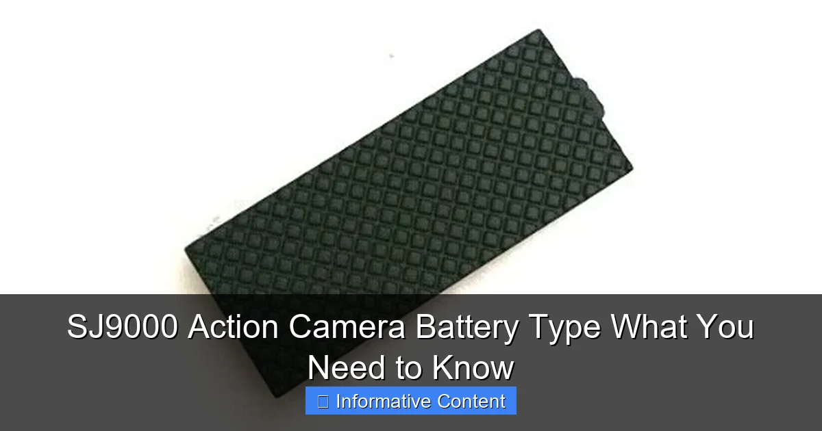 SJ9000 Action Camera Battery Type What You Need to Know