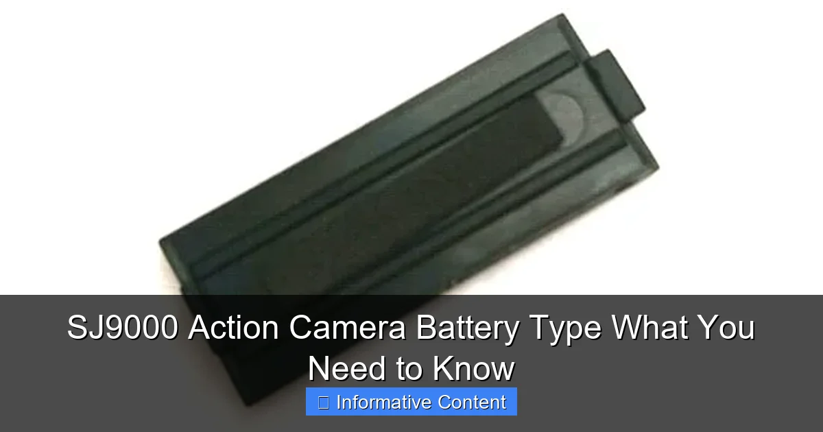 SJ9000 Action Camera Battery Type What You Need to Know