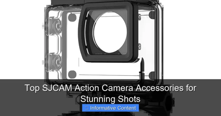Top SJCAM Action Camera Accessories for Stunning Shots