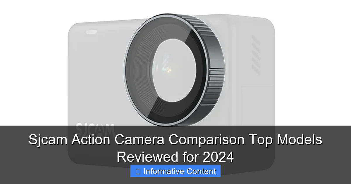 Sjcam Action Camera Comparison Top Models Reviewed for 2024