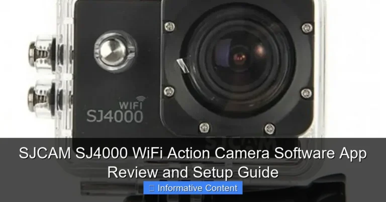 SJCAM SJ4000 WiFi Action Camera Software App Review and Setup Guide