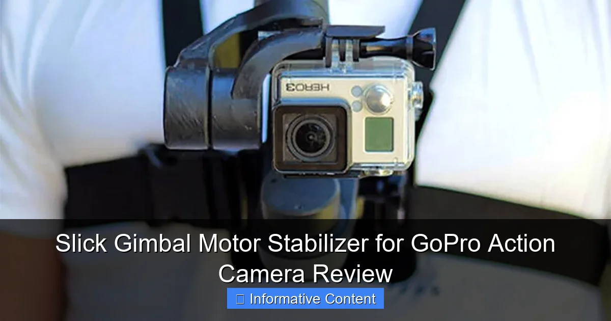 Slick Gimbal Motor Stabilizer for GoPro Action Camera Review