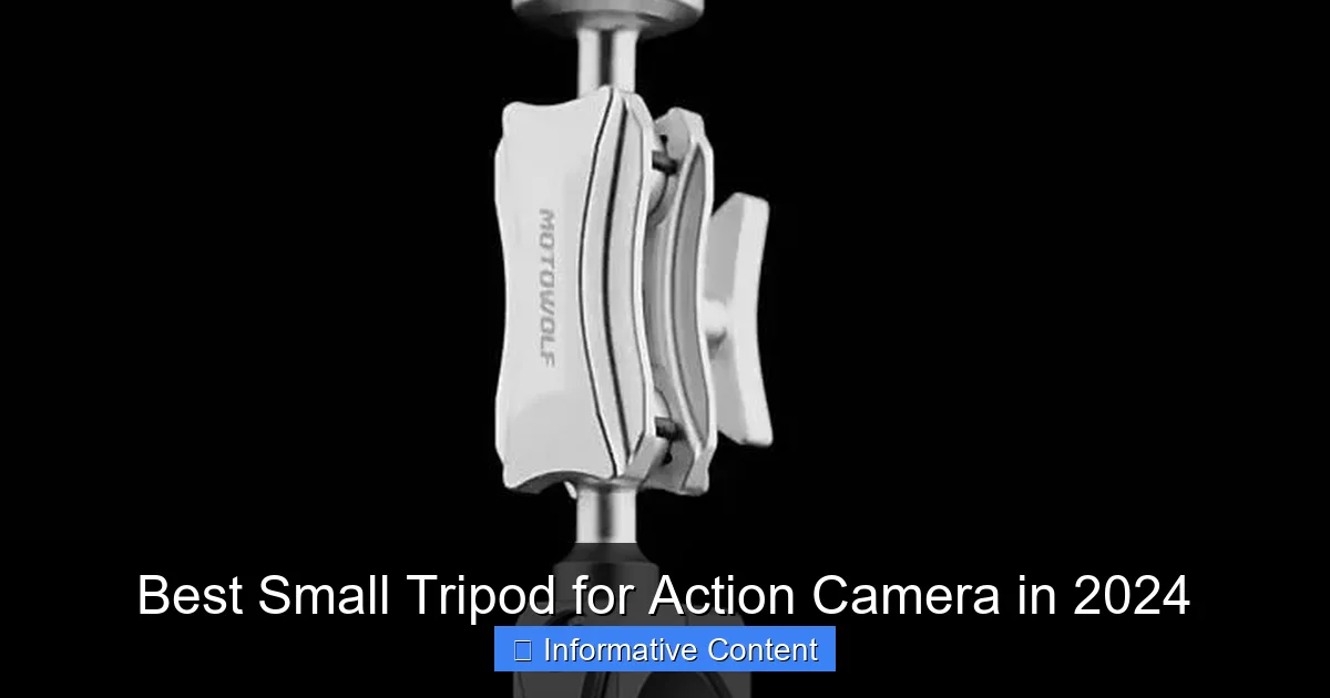 Best Small Tripod for Action Camera in 2024