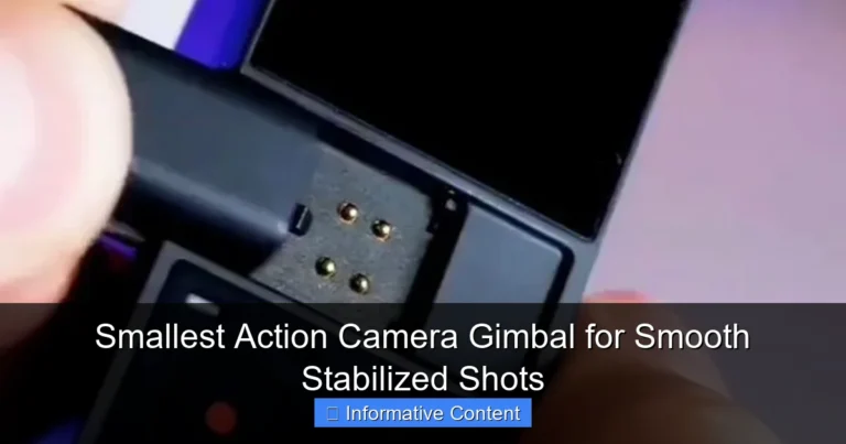 Smallest Action Camera Gimbal for Smooth Stabilized Shots