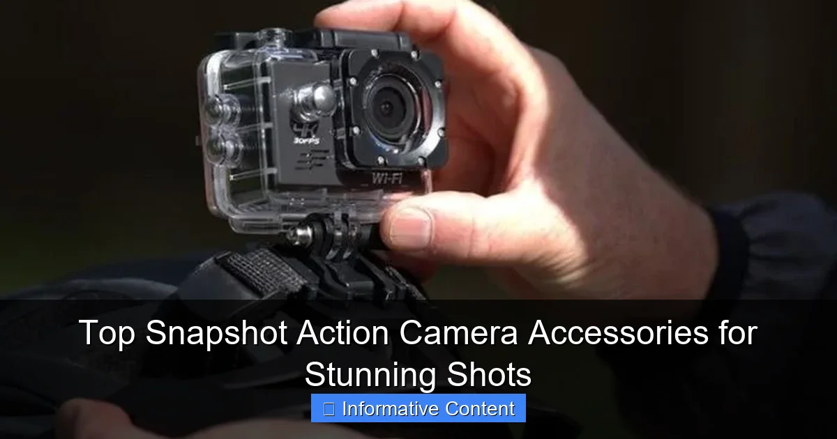 Top Snapshot Action Camera Accessories for Stunning Shots