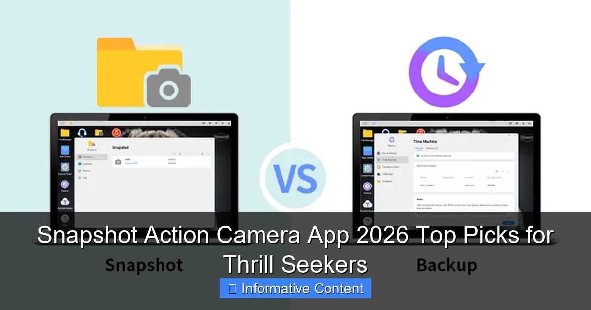 Snapshot Action Camera App 2026 Top Picks for Thrill Seekers