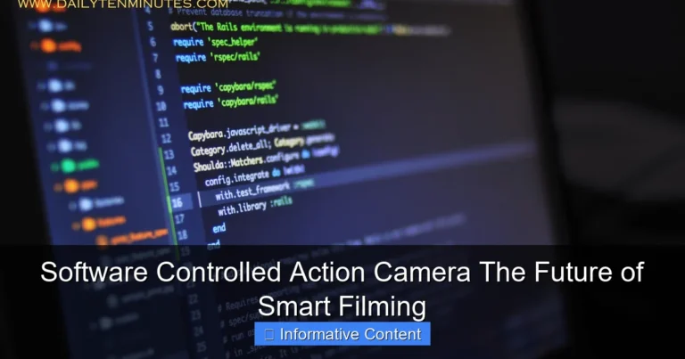 Software Controlled Action Camera The Future of Smart Filming