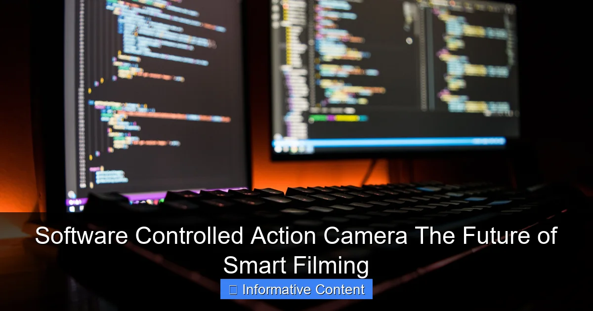 Software Controlled Action Camera The Future of Smart Filming