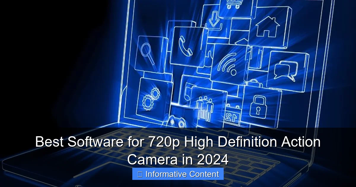 Best Software for 720p High Definition Action Camera in 2024