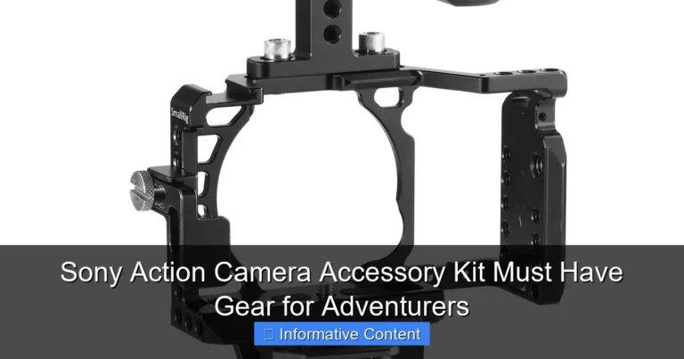 Sony Action Camera Accessory Kit Must Have Gear for Adventurers