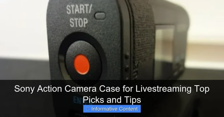 Sony Action Camera Case for Livestreaming Top Picks and Tips