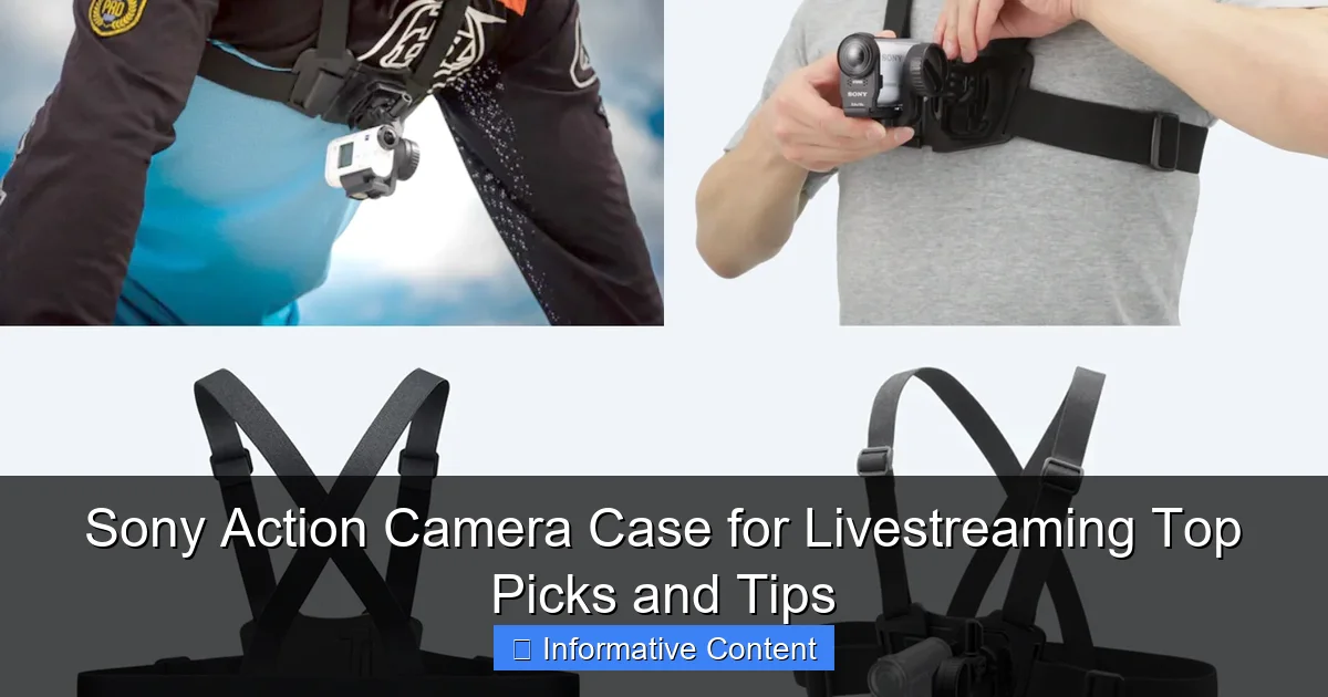 Sony Action Camera Case for Livestreaming Top Picks and Tips